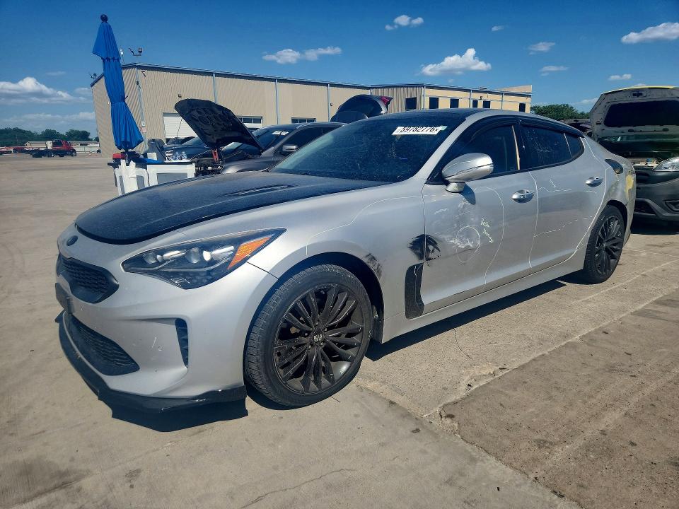KIA STINGER 2018 with VIN KNAE25LAXJ6015375 - Photo from auction