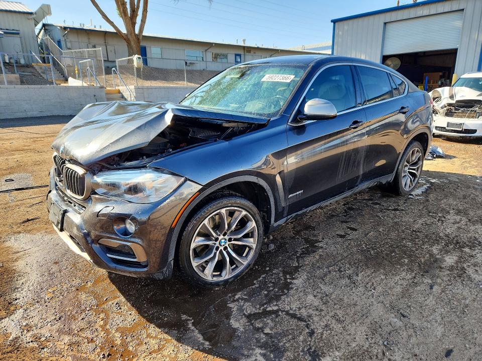 BMW X6 2017 with VIN 5UXKU6C58H0S82583 - Photo from auction