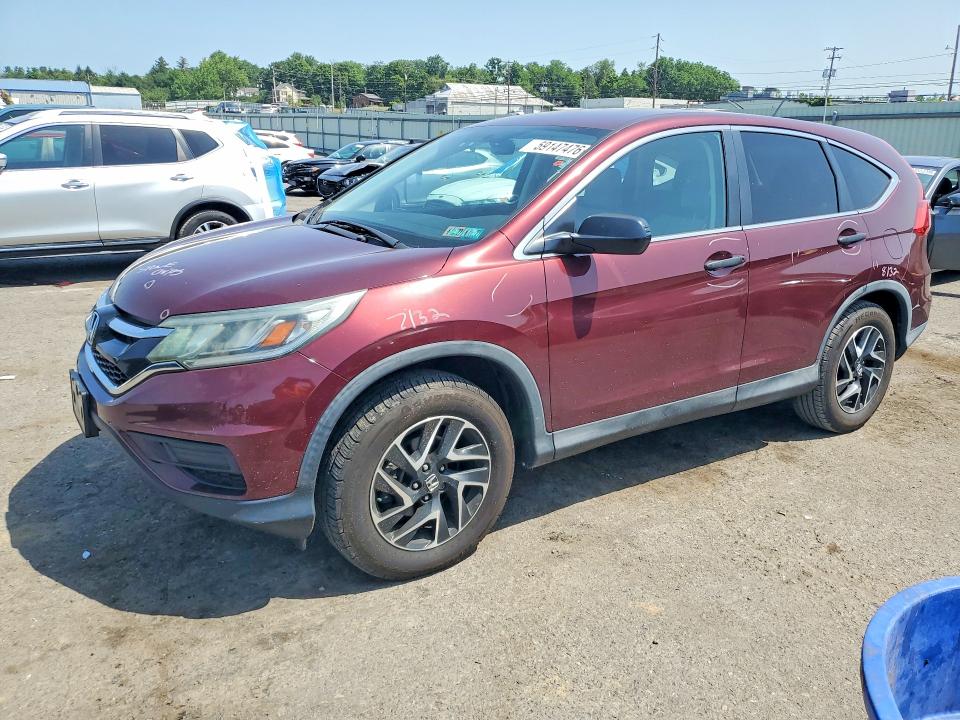 HONDA CR-V 2016 with VIN 2HKRM4H4XGH607336 - Photo from auction