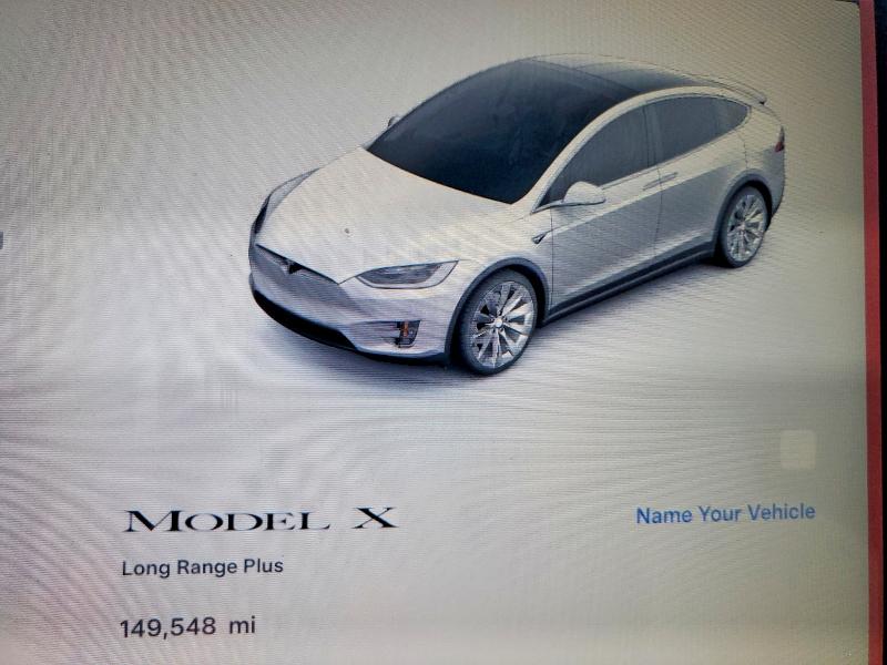 Photo 9 from auction – 2020 TESLA MODEL X with VIN 5YJXCAE2XLF285091