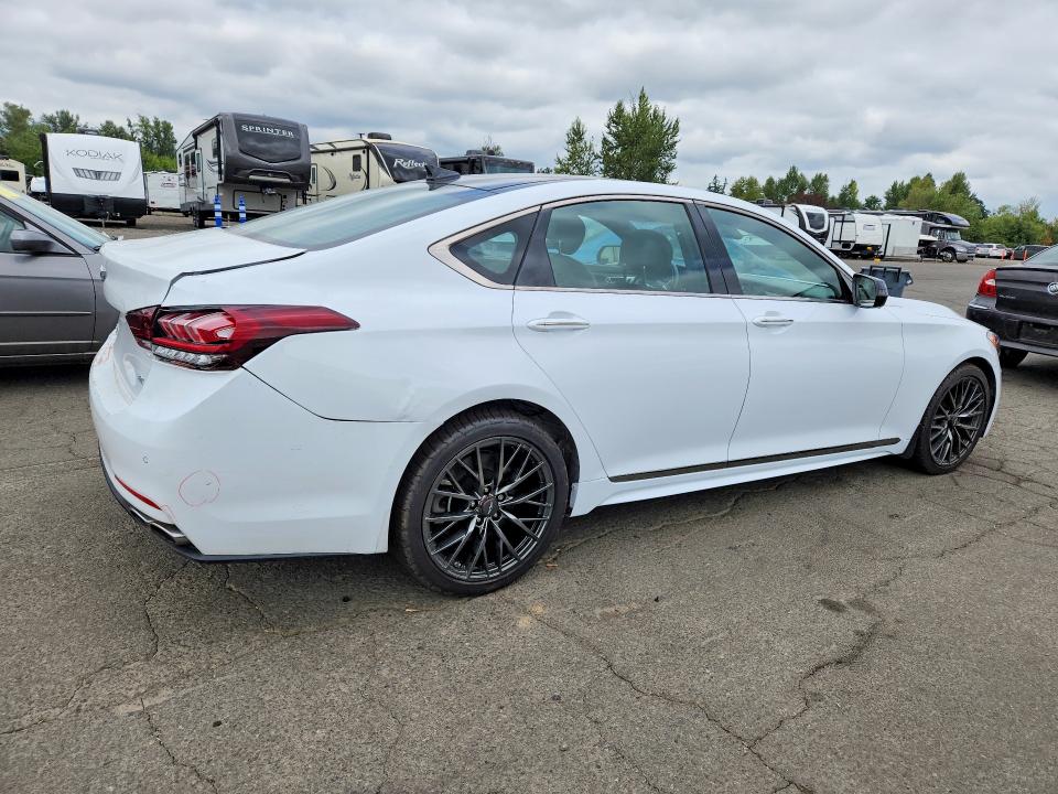 Photo 3 from auction – 2018 GENESIS G80 with VIN KMHGN4JB1JU222835