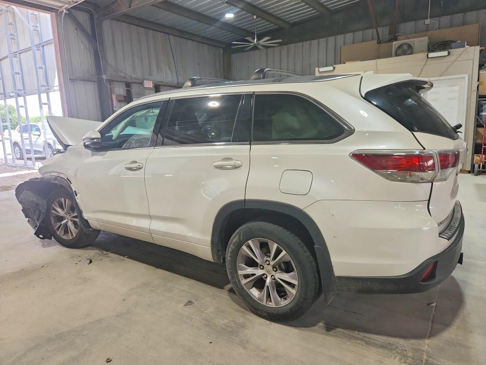 Photo 2 from auction – 2014 TOYOTA HIGHLANDER with VIN 5TDJKRFH6ES045819