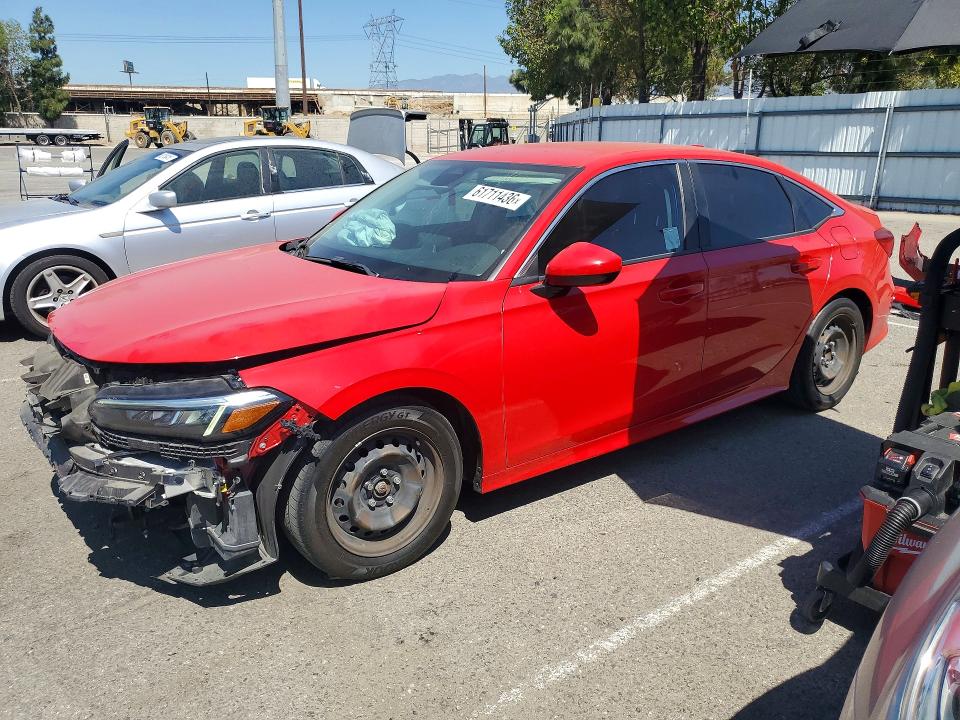 HONDA CIVIC 2022 with VIN 2HGFE2F27NH558688 - Photo from auction