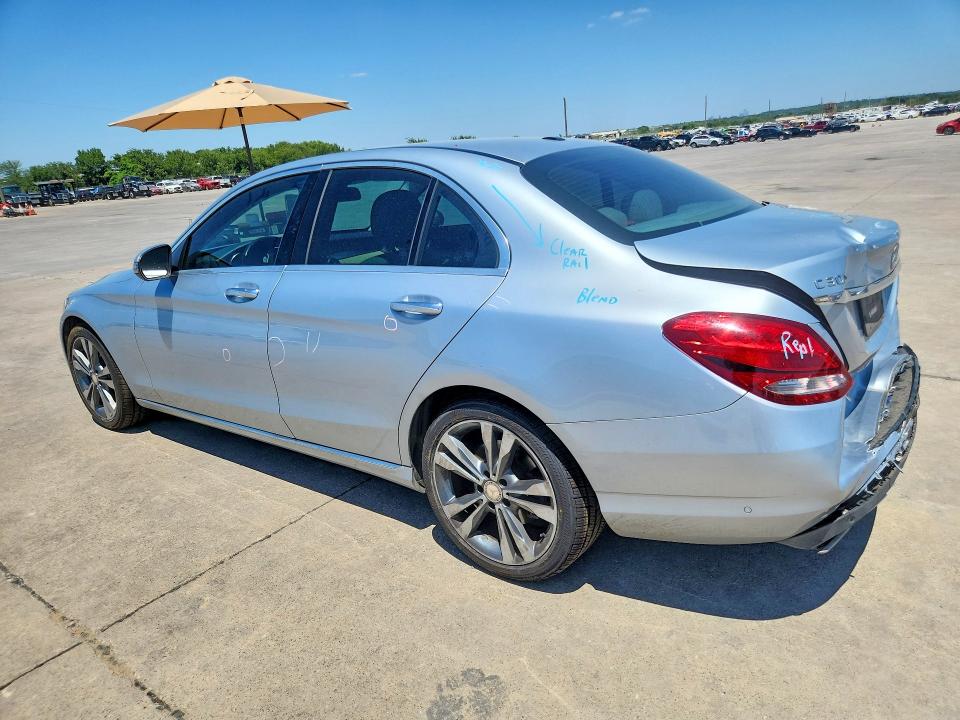 Photo 2 from auction – 2016 MERCEDES-BENZ C with VIN 55SWF4JB8GU130991