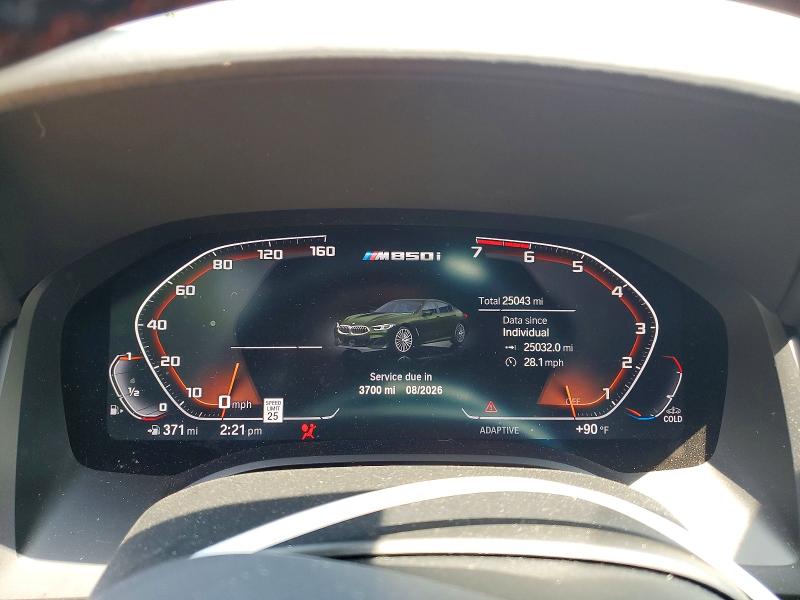 Photo 9 from auction – 2024 BMW M850XI with VIN WBAGV8C08RCP29222
