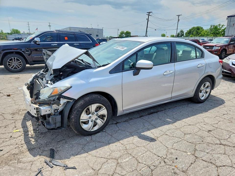 HONDA CIVIC 2014 with VIN 19XFB2F51EE005726 - Photo from auction