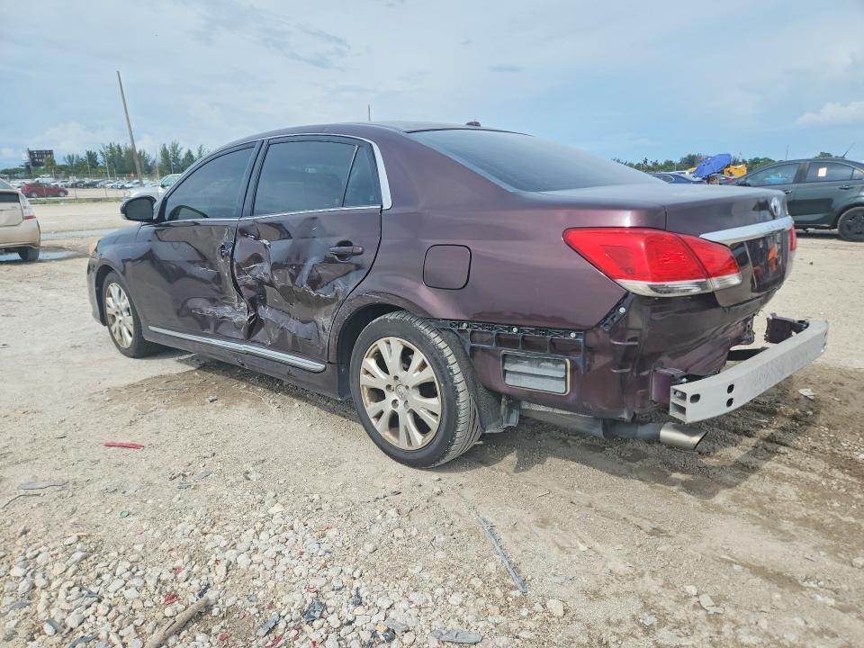 Photo 2 from auction – 2012 TOYOTA AVALON with VIN 4T1BK3DB2CU461130