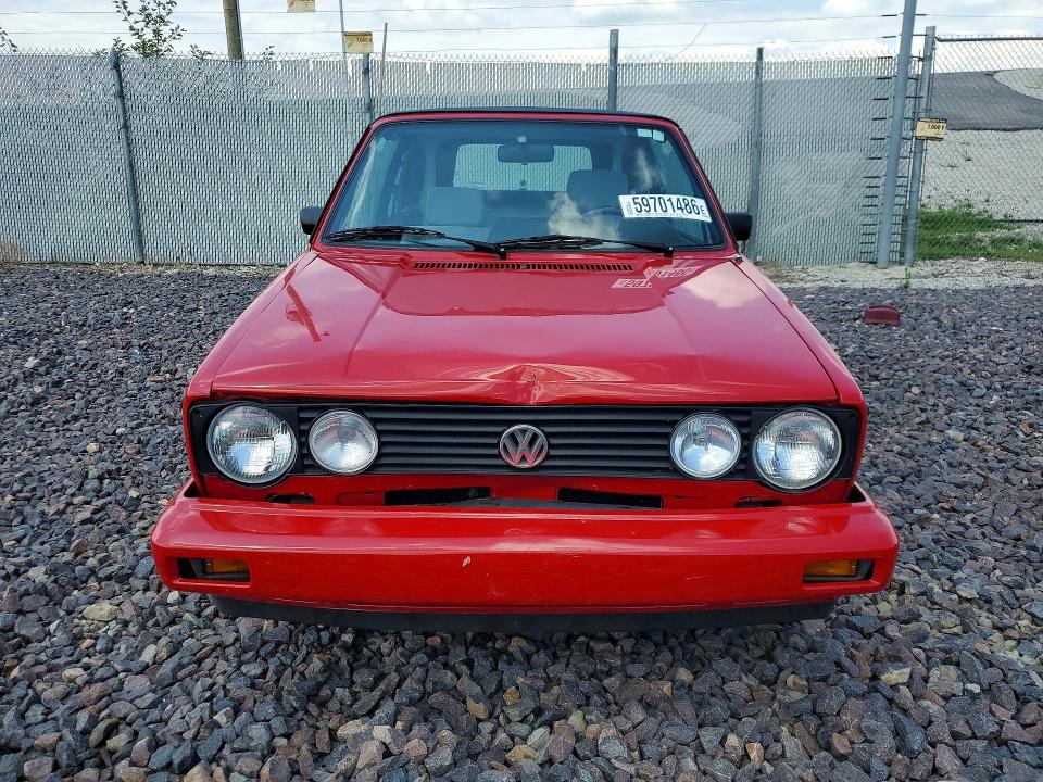 Photo 5 from auction – 1990 VOLKSWAGEN CABRIOLET with VIN WVWCB5157LK010435