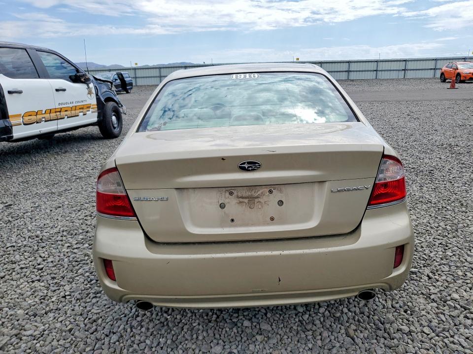 Photo 6 from auction – 2008 SUBARU LEGACY with VIN 4S3BL616387226770