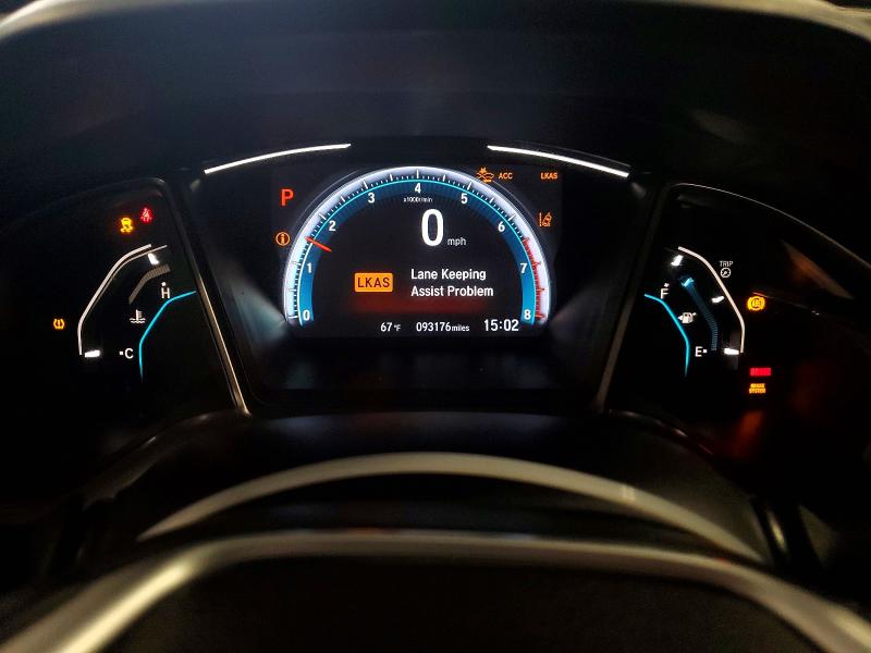 Photo 9 from auction – 2020 HONDA CIVIC with VIN 19XFC1F38LE004835