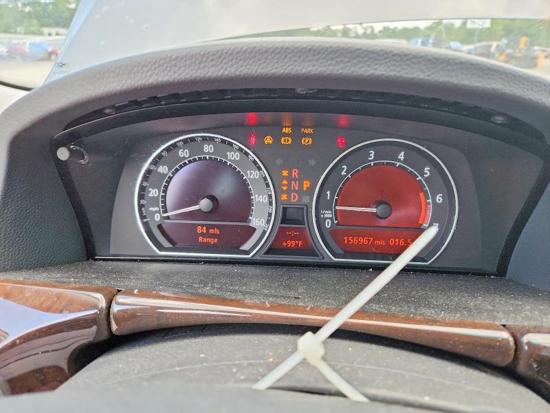 Photo 9 from auction – 2008 BMW 750 with VIN WBAHN83568DT84068