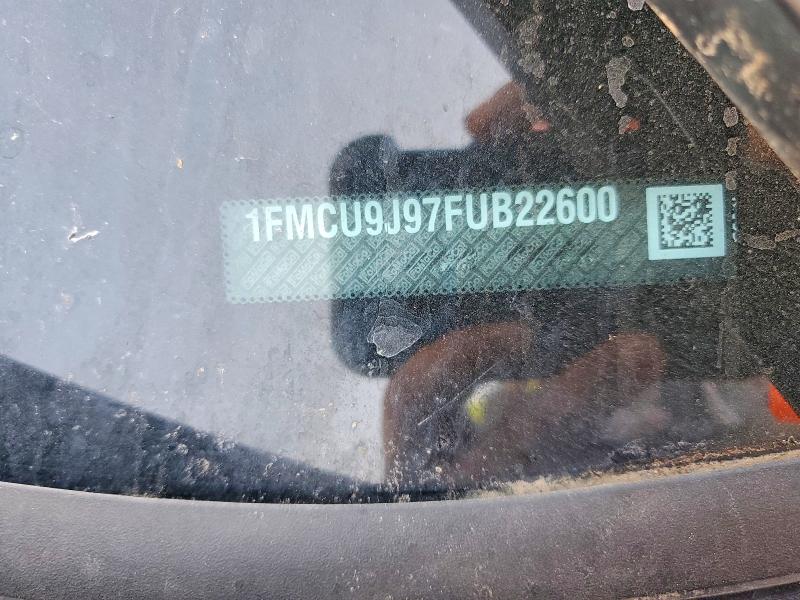 Photo 14 from auction – 2015 FORD ESCAPE with VIN 1FMCU9J97FUB22600