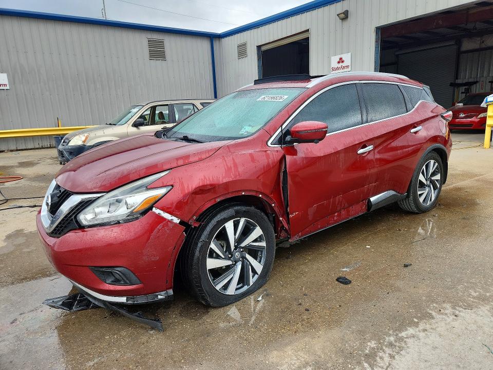 NISSAN MURANO 2018 with VIN 5N1AZ2MG9JN128900 - Photo from auction