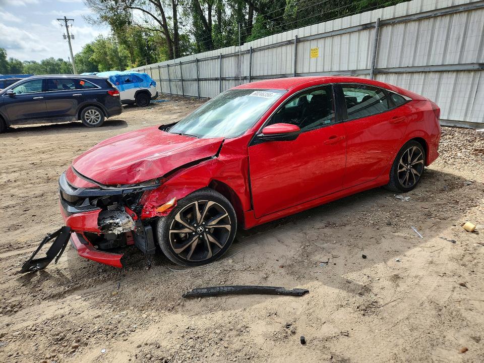 HONDA CIVIC 2020 with VIN 2HGFC2F80LH590969 - Photo from auction