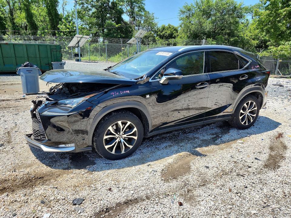 LEXUS NX 200T 2016 with VIN JTJBARBZXG2052351 - Photo from auction