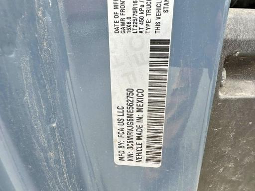 Photo 10 from auction – 2021 RAM PROMASTER 3500 with VIN 3C6MRVJG6ME562750