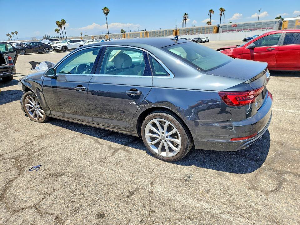 Photo 2 from auction – 2019 AUDI A4 with VIN WAUHMAF49KN015851