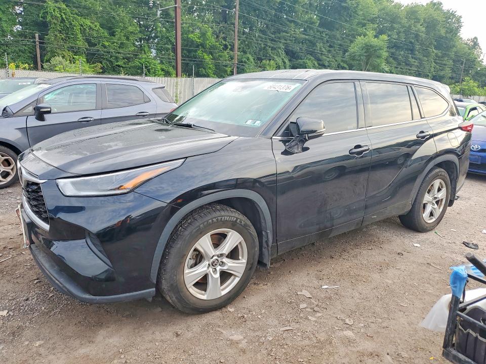 TOYOTA HIGHLANDER 2021 with VIN 5TDCZRBH1MS115347 - Photo from auction