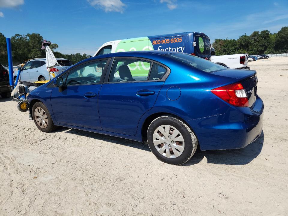 Photo 2 from auction – 2012 HONDA CIVIC with VIN 2HGFB2F59CH506124