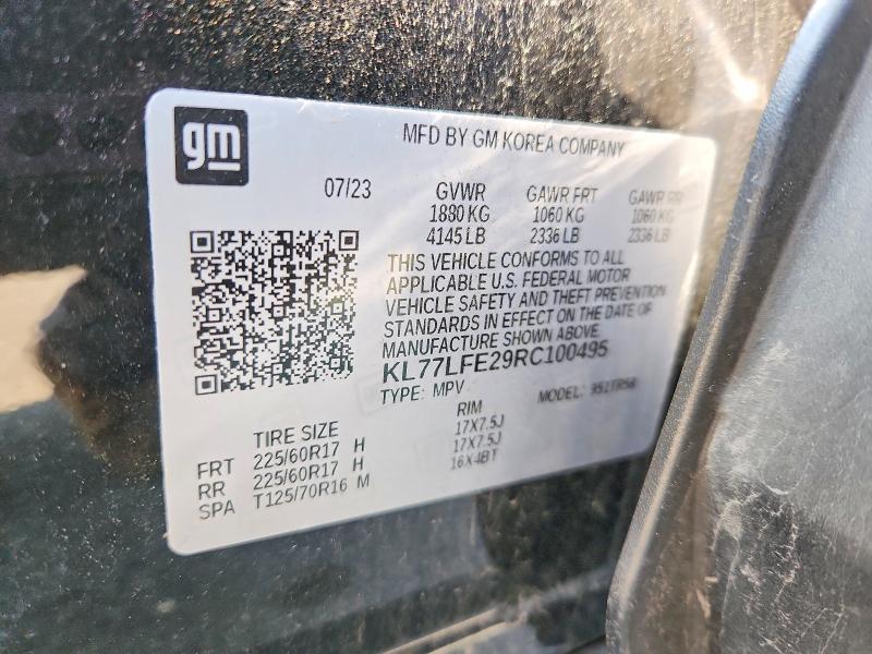 Photo 14 from auction – 2024 CHEVROLET TRAX with VIN KL77LFE29RC100495