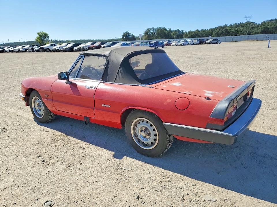 Photo 2 from auction – 1987 ALFA ROMEO SPIDER with VIN ZARBA5640H1045254