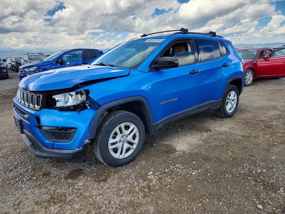 JEEP COMPASS 2017 with VIN 3C4NJDAB9HT640409 - Photo from auction