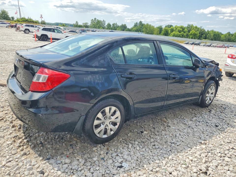 Photo 3 from auction – 2012 HONDA CIVIC with VIN 19XFB2F51CE002015