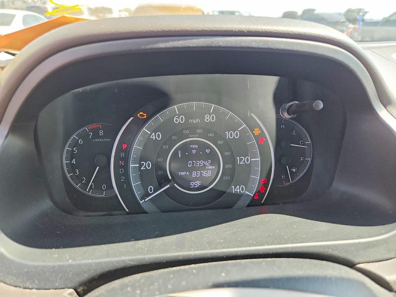 Photo 9 from auction – 2012 HONDA CR-V with VIN 5J6RM4H58CL011621