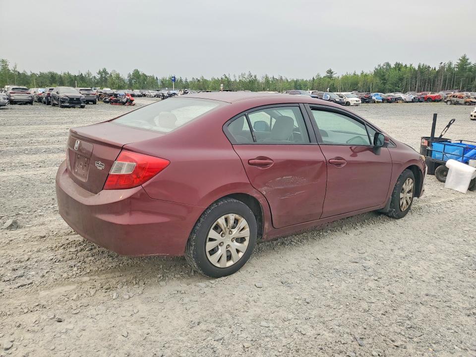 Photo 3 from auction – 2012 HONDA CIVIC with VIN 2HGFB2F4XCH061772