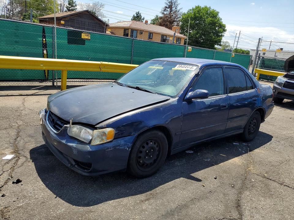 TOYOTA COROLLA 2001 with VIN 1NXBR12E41Z490574 - Photo from auction