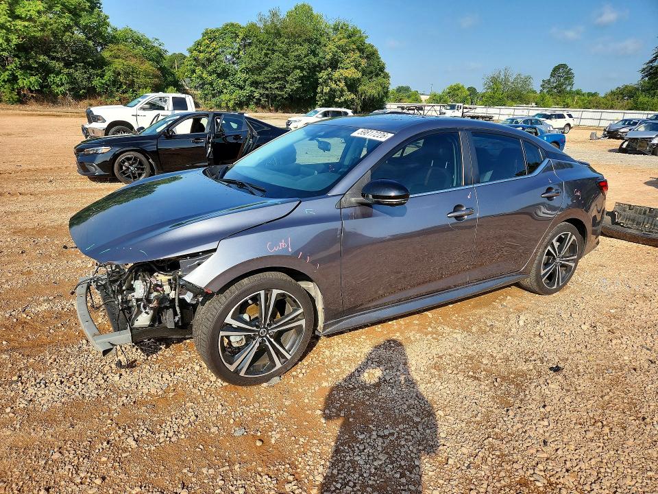 Photo 1 from auction – 2022 NISSAN SENTRA with VIN 3N1AB8DV9NY206288