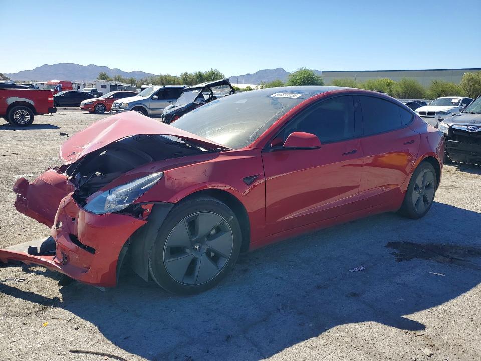 TESLA MODEL 3 2023 with VIN 5YJ3E1EAXPF500975 - Photo from auction