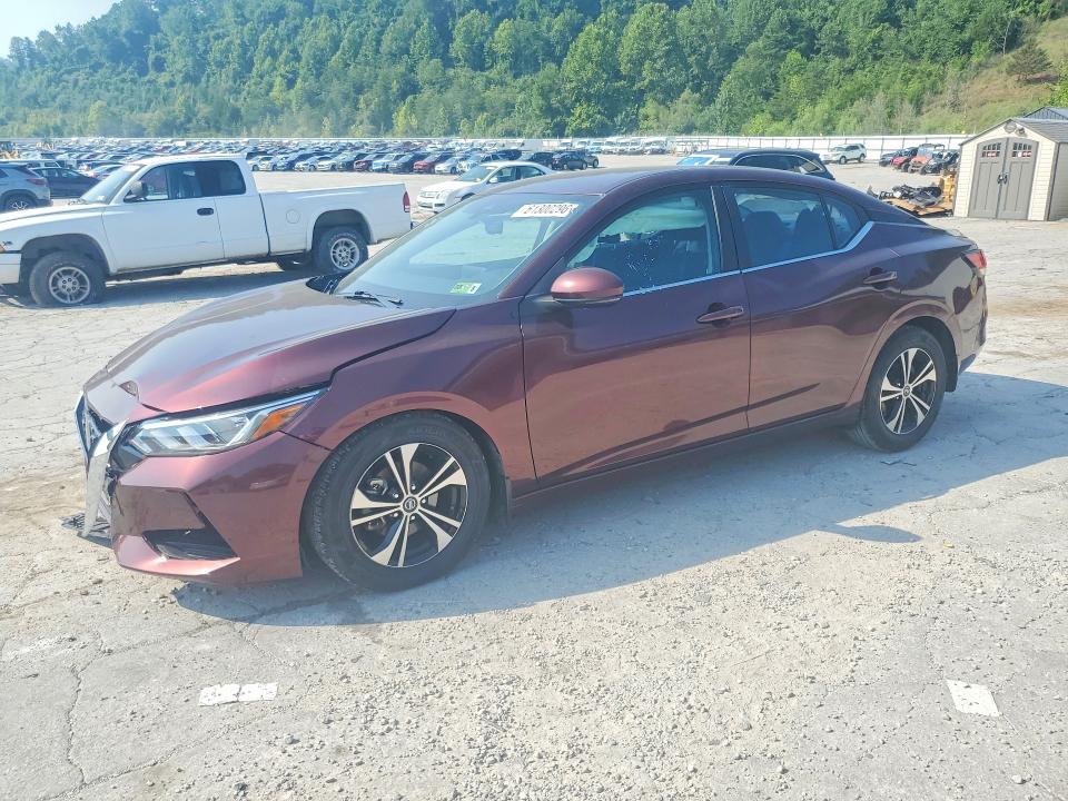 NISSAN SENTRA 2020 with VIN 3N1AB8CV1LY306447 - Photo from auction