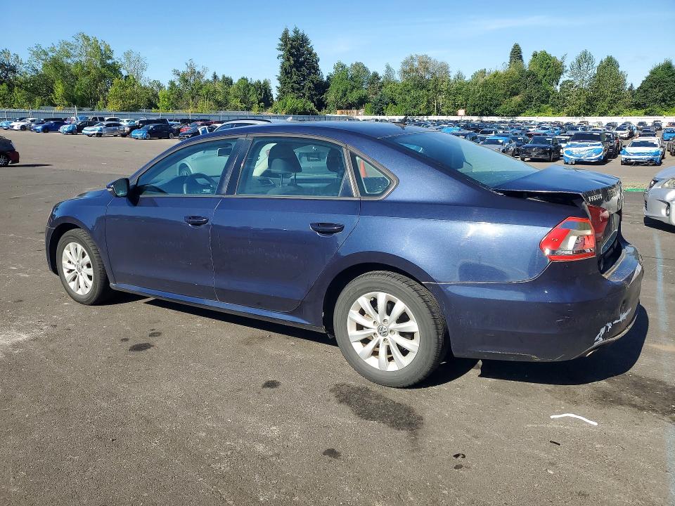 Photo 2 from auction – 2012 VOLKSWAGEN PASSAT with VIN 1VWAP7A39CC091125