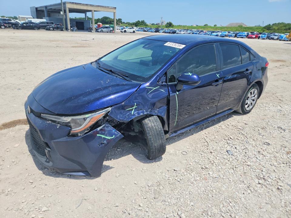 TOYOTA COROLLA 2020 with VIN JTDEPRAE5LJ105812 - Photo from auction
