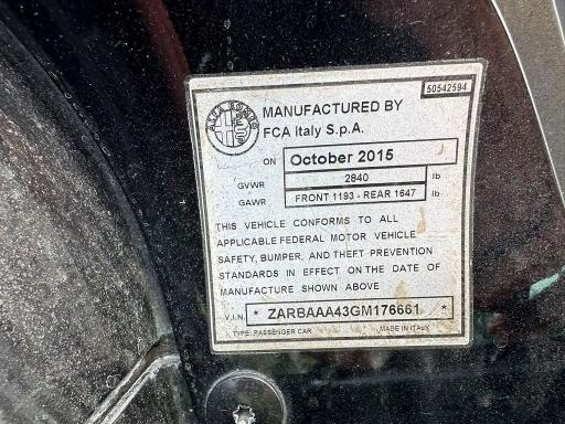 Photo 10 from auction – 2016 ALFA ROMEO 4C with VIN ZARBAAA43GM176661