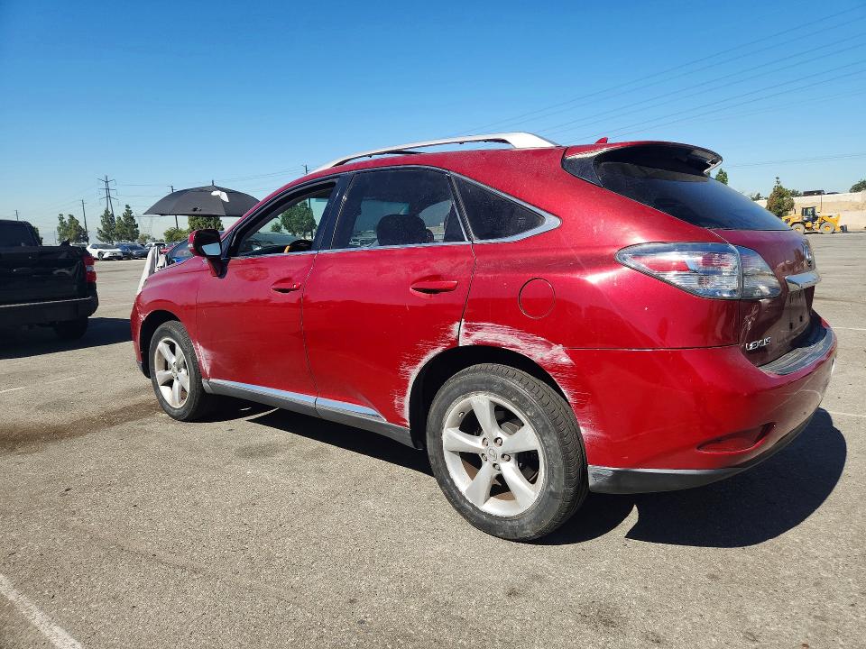 Photo 2 from auction – 2010 LEXUS RX with VIN JTJZK1BA1A2002596