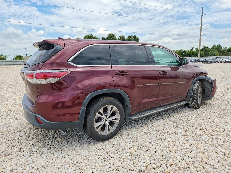 Photo 3 from auction – 2016 TOYOTA HIGHLANDER with VIN 5TDZKRFH2GS129478