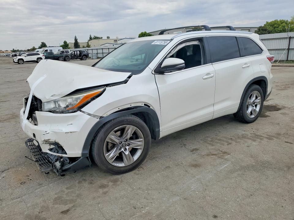 TOYOTA HIGHLANDER 2016 with VIN 5TDYKRFH7GS141282 - Photo from auction
