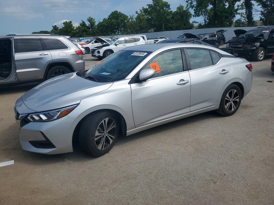 NISSAN SENTRA 2023 with VIN 3N1AB8CV8PY243868 - Photo from auction