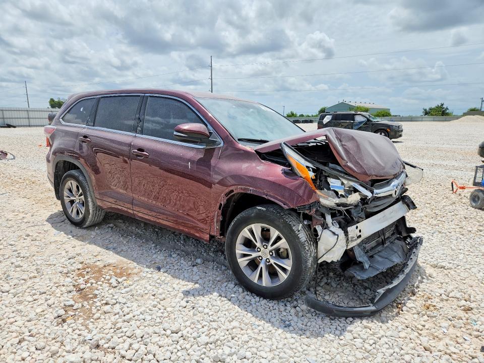 Photo 4 from auction – 2015 TOYOTA HIGHLANDER with VIN 5TDZKRFH1FS112623