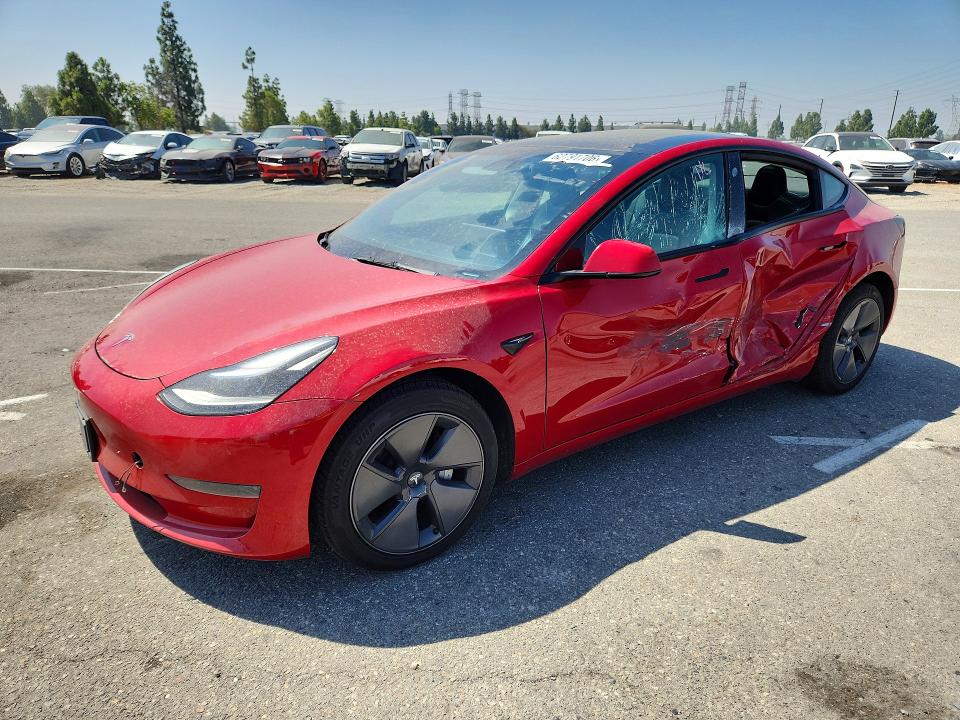 TESLA MODEL 3 2023 with VIN 5YJ3E1EA5PF456254 - Photo from auction