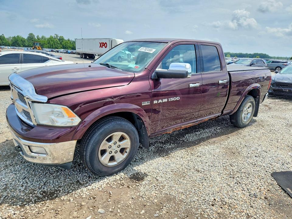 DODGE RAM 1500 2012 with VIN 1C6RD7JT9CS173285 - Photo from auction