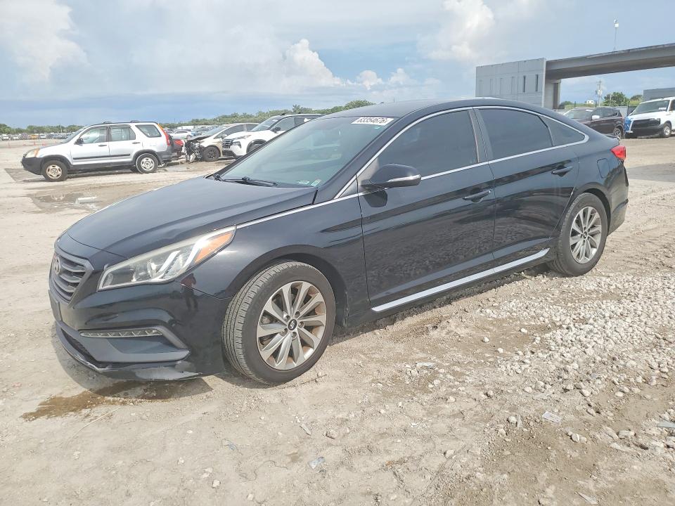 HYUNDAI SONATA 2016 with VIN 5NPE34AF5GH333850 - Photo from auction