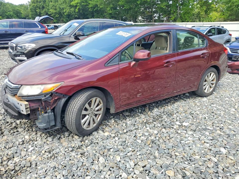 HONDA CIVIC 2012 with VIN JHMFB2F85CS003271 - Photo from auction