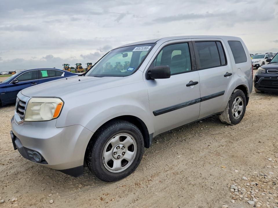 HONDA PILOT 2012 with VIN 5FNYF3H23CB035422 - Photo from auction
