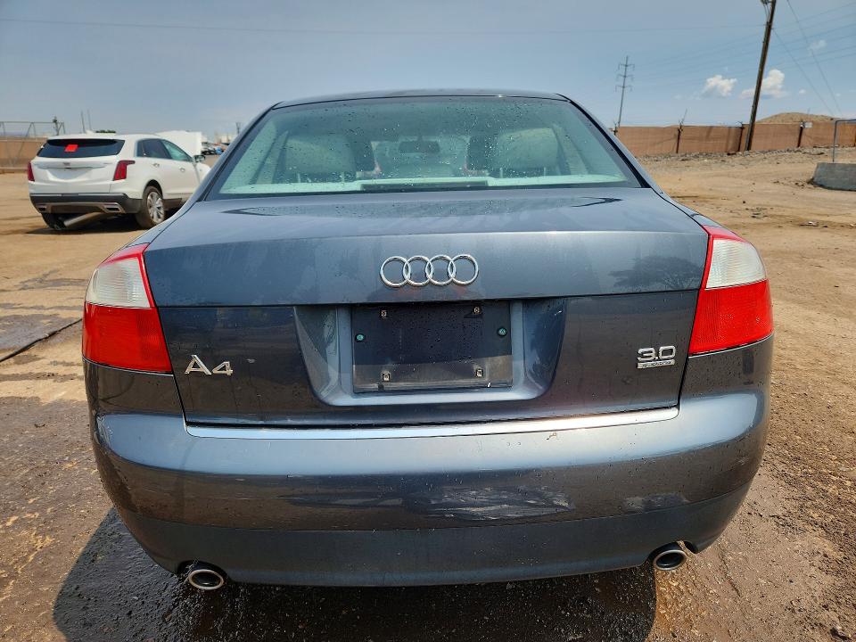 Photo 6 from auction – 2003 AUDI A4 with VIN WAULT58E43A131655
