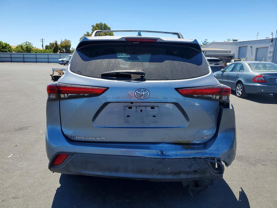 Photo 6 from auction – 2020 TOYOTA HIGHLANDER with VIN 5TDZZRAH6LS009633