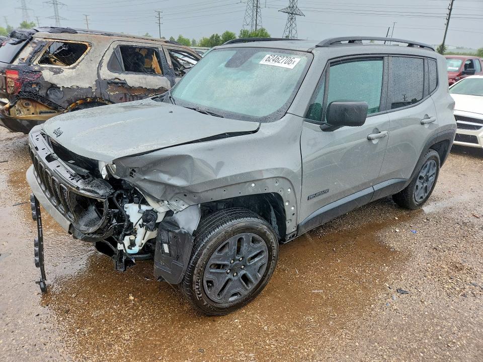 Photo 1 from auction – 2019 JEEP RENEGADE with VIN ZACNJBAB9KPK93809