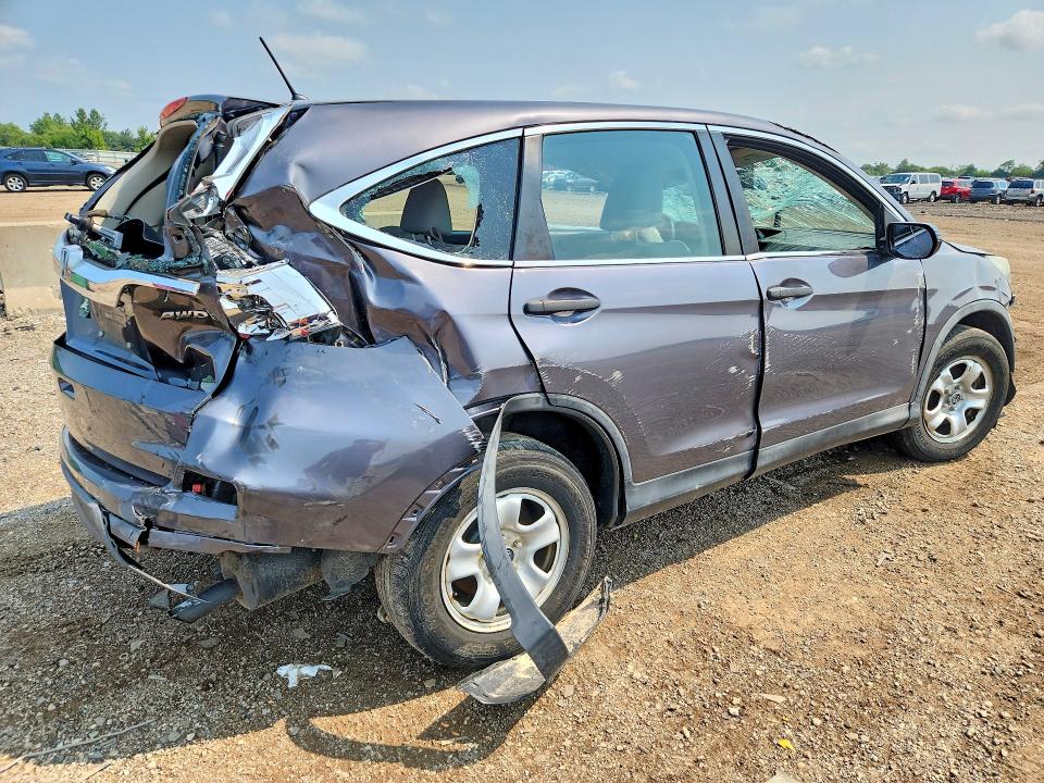 Photo 3 from auction – 2016 HONDA CR-V with VIN 5J6RM4H38GL001563